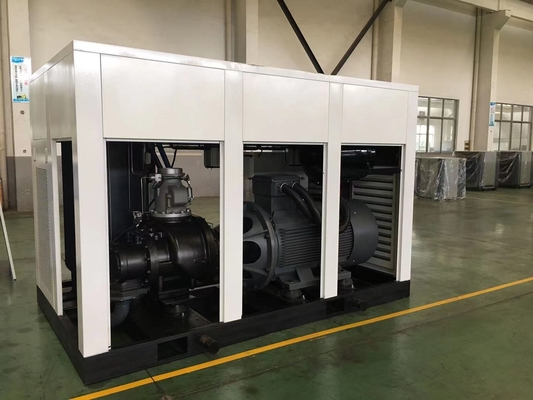 компрессор винта этапа двойника компрессора воздуха 340HP постоянного магнита этапа 1.3Mpa 2